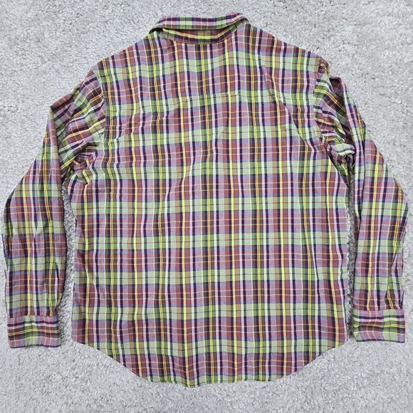 Vintage Polo Ralph Lauren Shirt Mens XXL Plaid RL Western Pearl Snap Cowboy - Picture 8 of 12